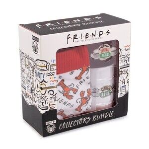 Friends Collector Bundle Central Perk 3 Piece Gift Set Mug, Crew Socks, Keychain